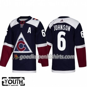 Colorado Avalanche Erik Johnson 6 Adidas 2018-2019 Alternate Authentic Shirt - Kinderen